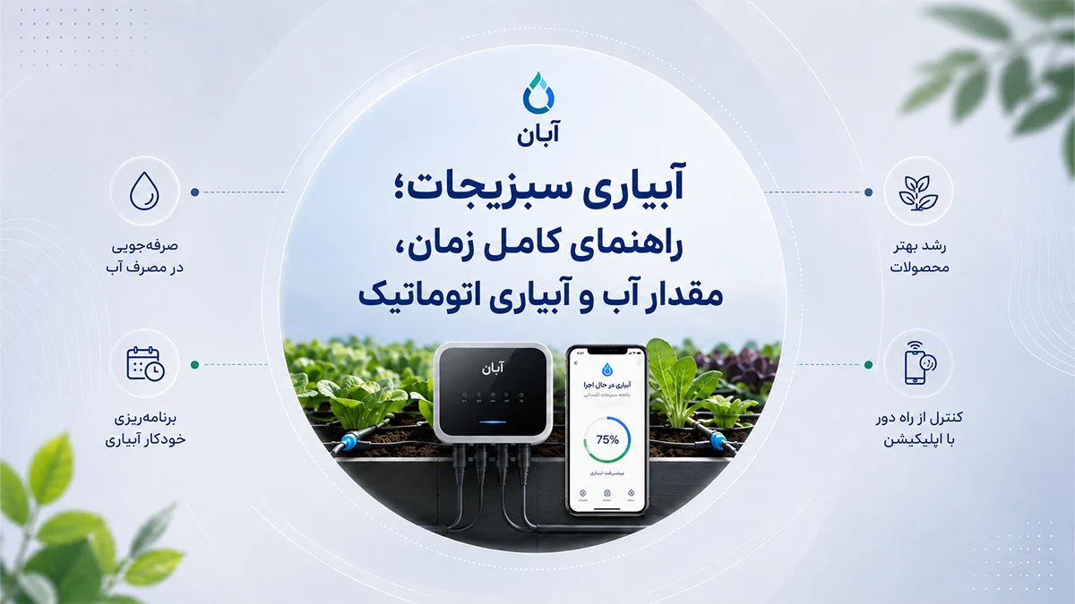 راهنمای آبیاری سبزیحات