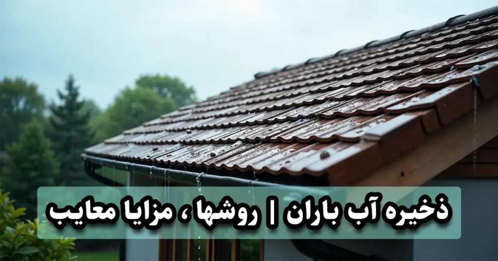 جمع آوری و ذخیره آب باران