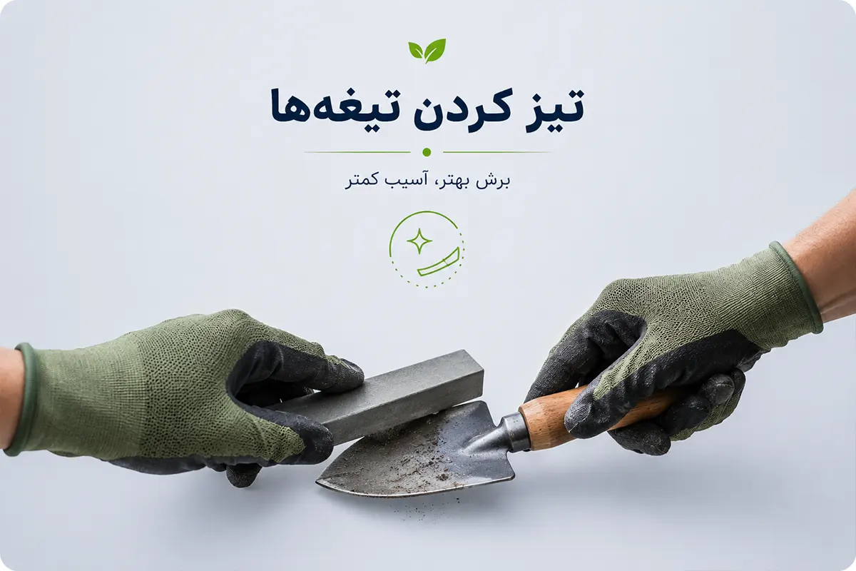 تیز کردن تیغه ها