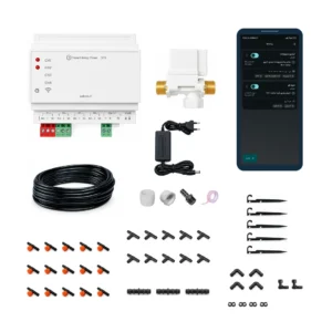 پک آبیاری باغچه 15 نازله با تایمر ST4-2CH، اپلیکیشن آبان، یک آداپتور، 1 شیر برقی و اقلام کامل سایز ۱۶