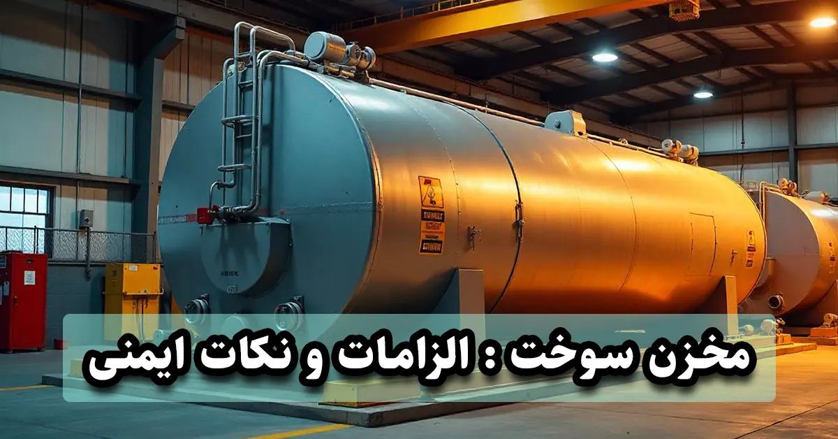 مخزن ذخیره سوخت الزامات و نکات ایمنی