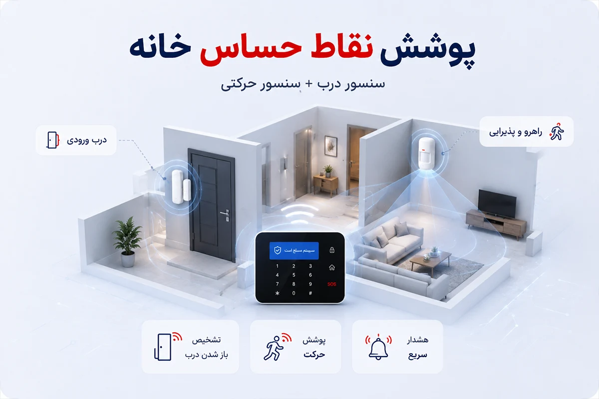 دزدگیر خانه سنسور ها