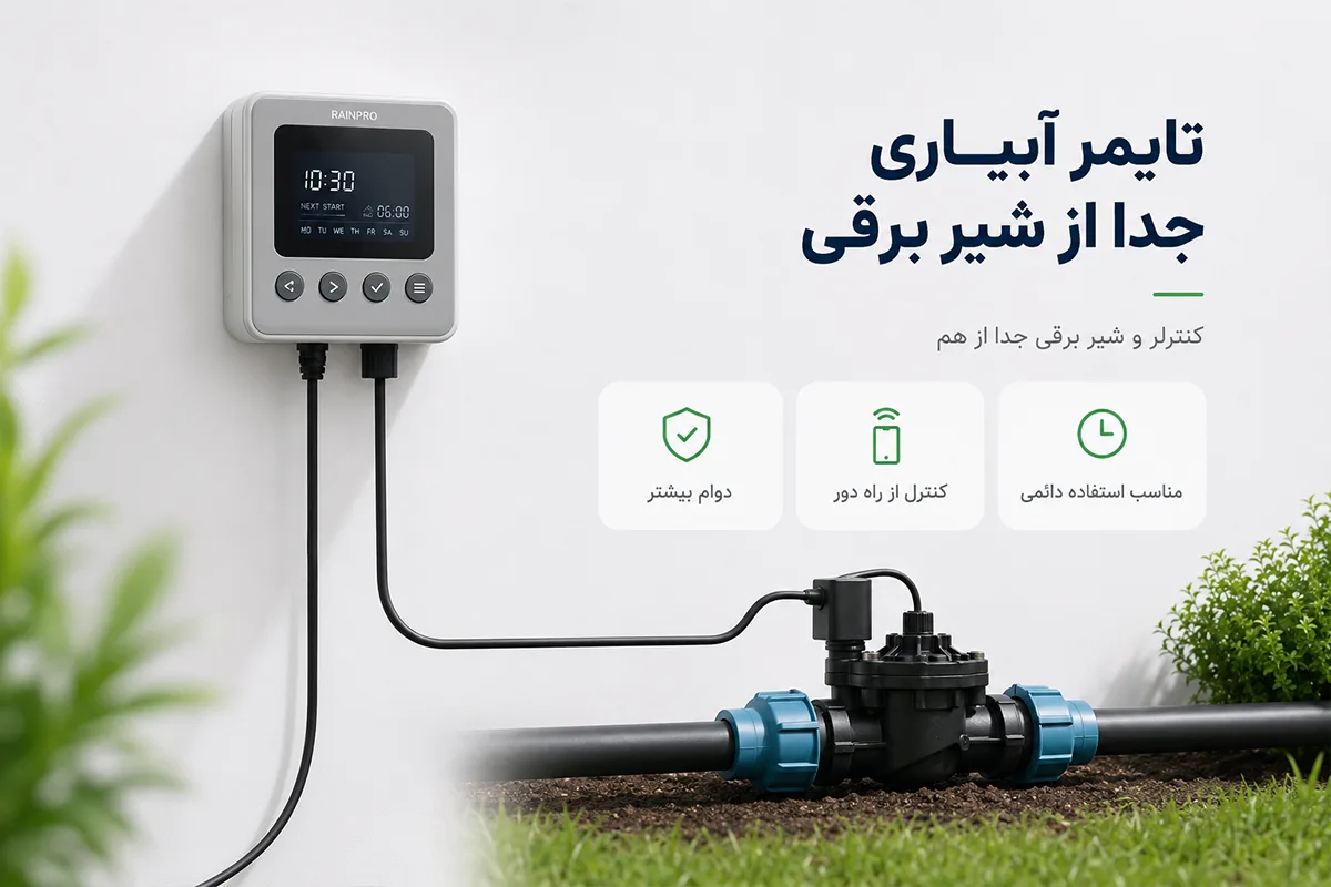 تایمر آبیاری جدا( کنترلر آبیاری)
