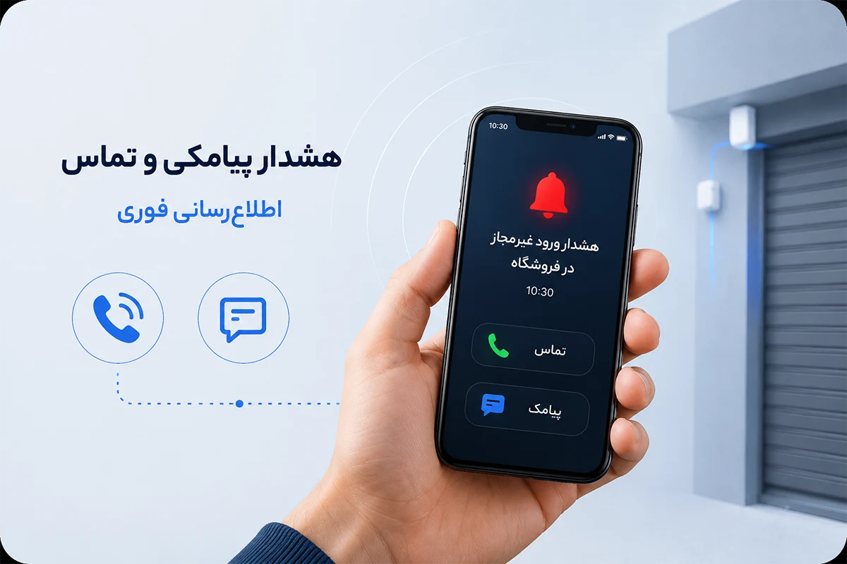 ارسال هشدار دزدگیر اماکن